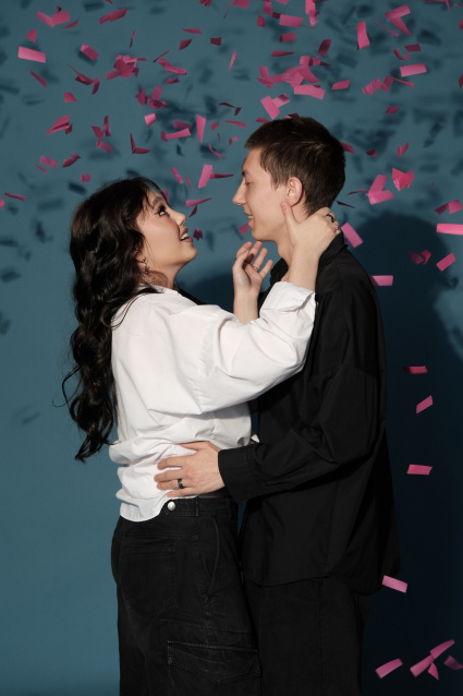 Фотосессия Love Story для пары - забронировать фотосессию в студии от сети фотостудий Fashion Box в Уфе – фото № 8